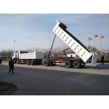 Remorque complète à 3 essieux 60T pour camion à benne basculante