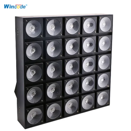 25x30W RGB Tri Color LED Matrix Light for Stage Background Blinder Strobe