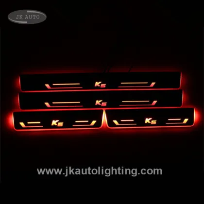 High Quality LED Door Sill Plate for Kia K5 Optima Hot Selling LED Side Step for Kia K5 Optima Running Board