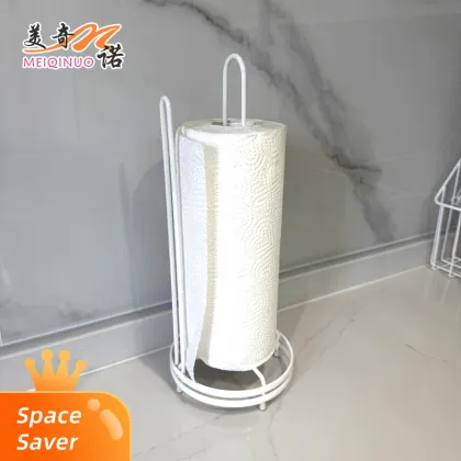 Circular tissue holder white