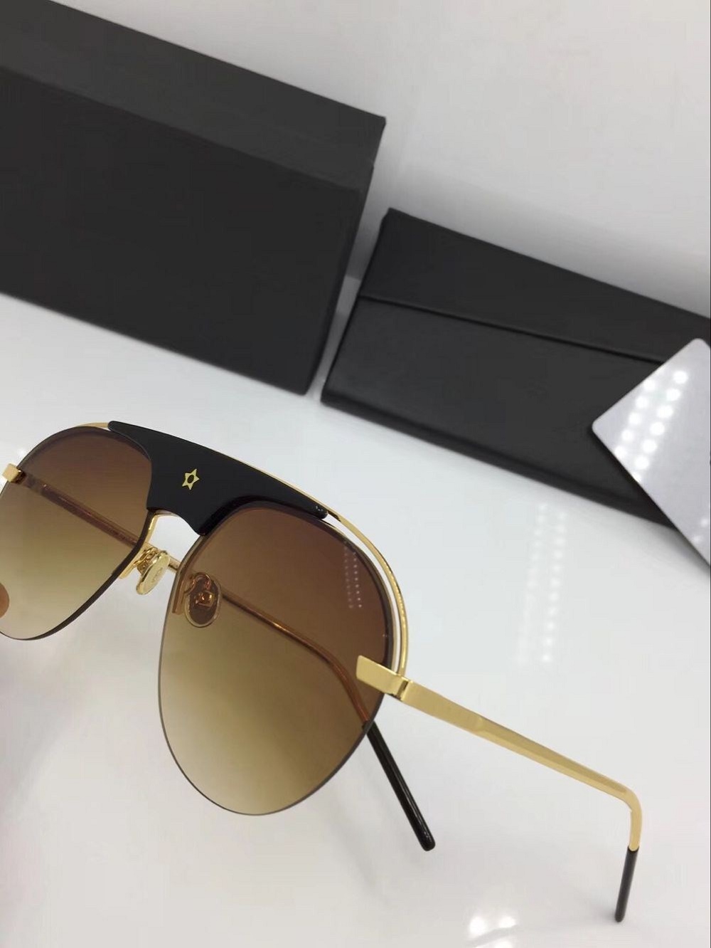 Semi Rimless Eyeglass Frames