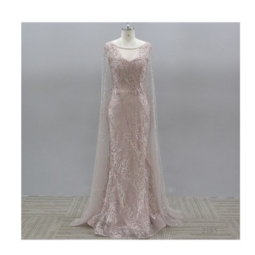 new lace african bridesmaid dress high quality pink long dress