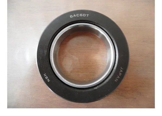 Angular Contact Spherical Plain Bearing Gac60t With Special Sliding Layers