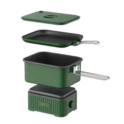100-240V Portable Electric Travel Cooker for Global Voltage Compatibility