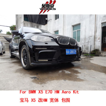 07-13 X5 E70 Wide Body HM Style Auto Parts Body Kit Bumpers For BMW