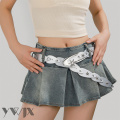 Fashionable White Belt for Women's Wear