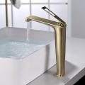 Minimalist Brushed Gunmetal Grey Basin Faucet