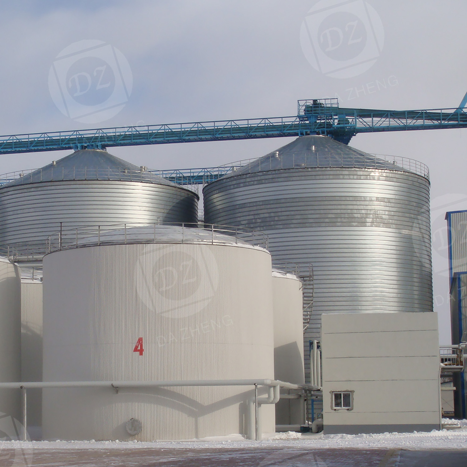 Fertilizer raw material steel plate warehouse