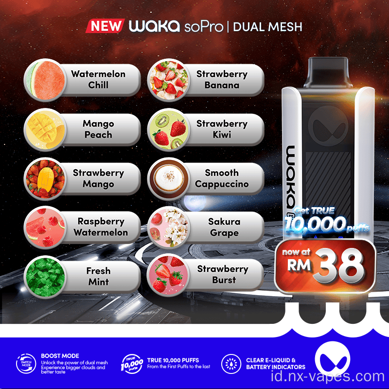 Waka PA10000 Disposable oleh Relx Vape