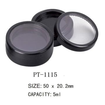 Leere runde kosmetische Topfverpackung PT-1115