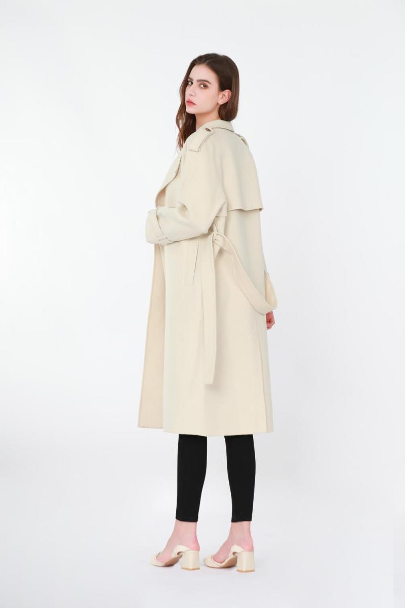 Suit-style Collar Loose Wool Coat