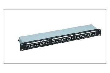 1U 24 ports CAT6 patch panel