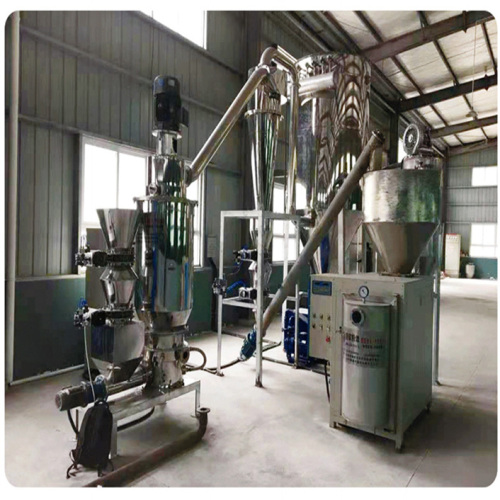 Animal feed jumbo bag empty discharge machine