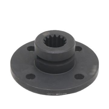 Blackened flange for ductile iron industry