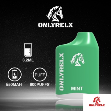 Onlyrelx Lead Mesh Coil Prefilled 800Puffs Disposable Vape