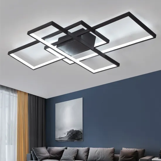 Square LED Ceiling Lights: Dimmable Surface Mounted Lamp for Home Decor in Living Rooms, Bedrooms