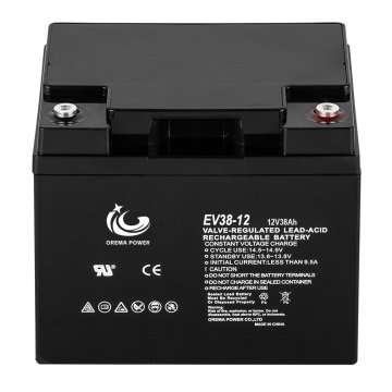 트랙션 산업용 배터리 38AH 12V 재료 처리