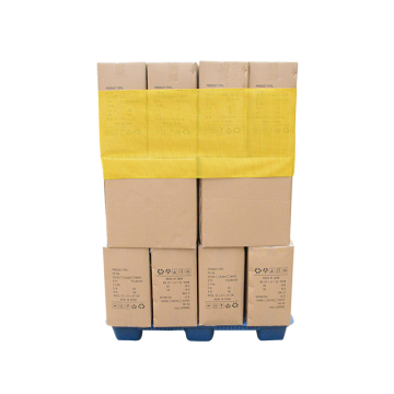 Yellow Mesh Reusable Pallet Bungkus dengan Hook and Loop