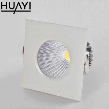 HUAYI Modern Aluminum White 9W LED Downlight for Indoor Drawing Room