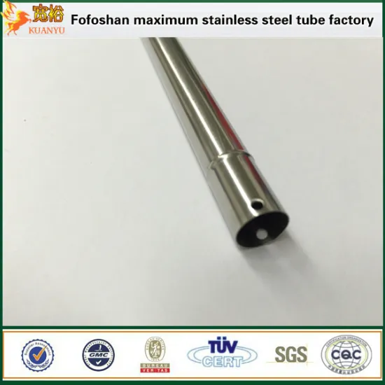 aisi304 thin wall polished 10 mm OD stainless steel tube for selfie stick