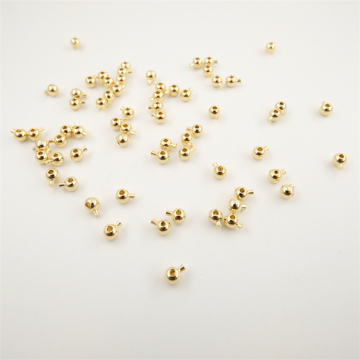 200pcs 14K / 18k Gold plaqué / rempli et perles plates et plates