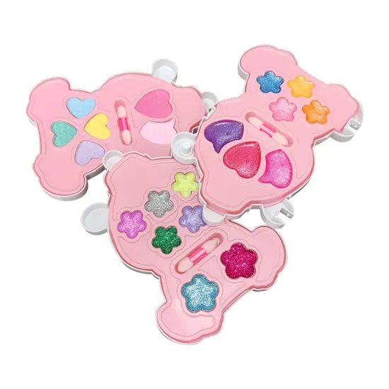 New Multifunctional Kids Makeup Kit Suitcase: Realistic Pretend Play Makeup Toys