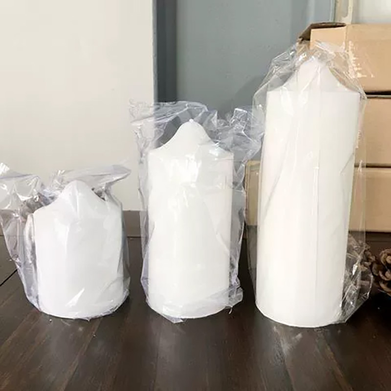 10-цалевыя вялікія свечкі са слановай косці для хатняга дэкору