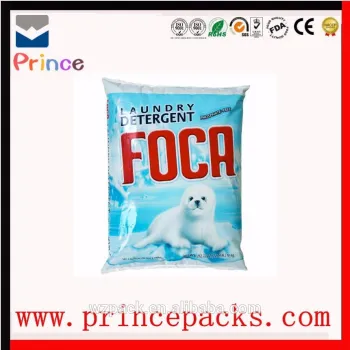 guangdong food packaging Professional customized plastic washing powder packaging bag