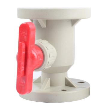 صمام كروي ذو حواف PPH من DN25 إلى DN200