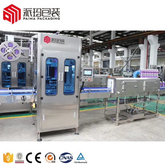 Automatic Bottle Sleeve Shrink Labeling Machine