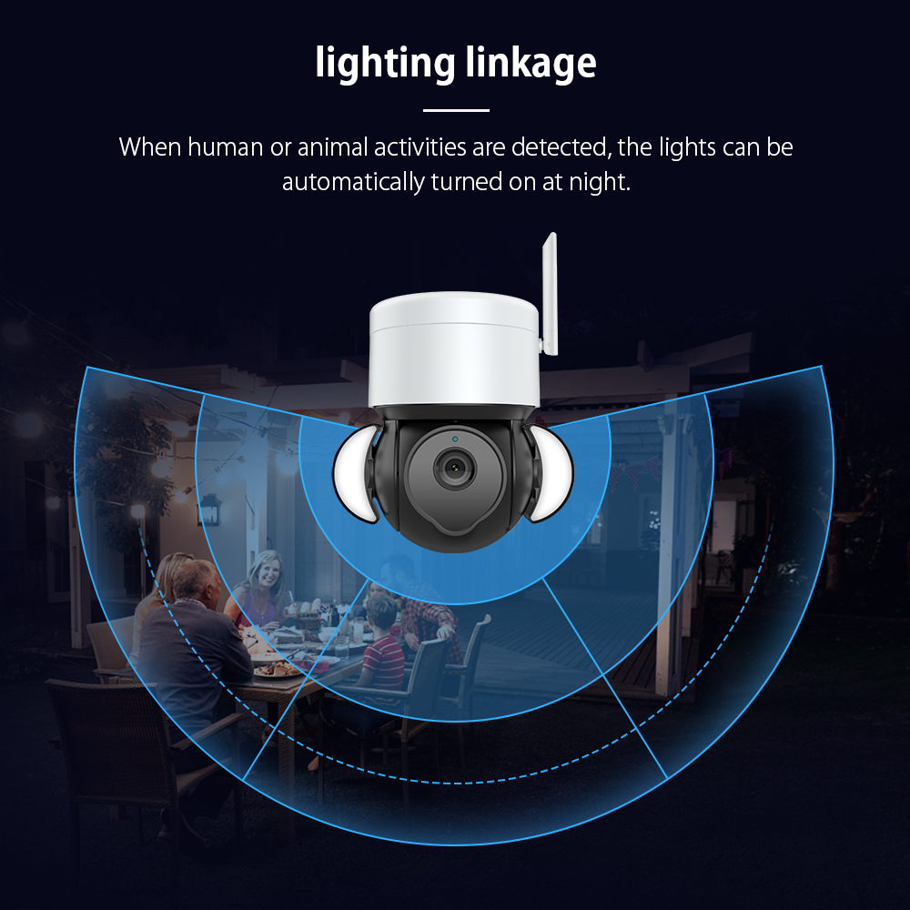 Network 3Mp Wifi 1080P PTZ Mini Camera