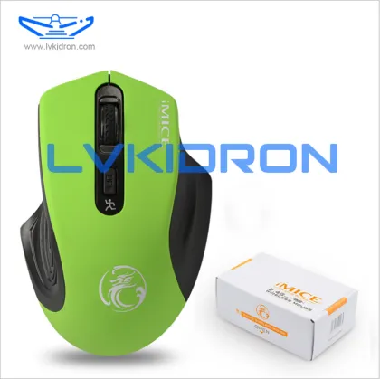 Gaming Mouse: G-1800 Silent Wireless Mouse - 10M Working Distance, Light Gaming Mouse for PC