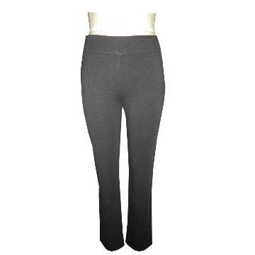 CHARCOAL REGULAR LENGTH PONTE PANT