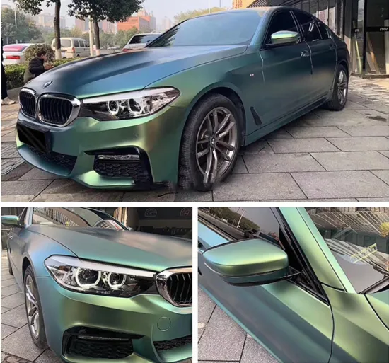 Color Shifting Matte/Glossy Spring Green Vinyl Wrap