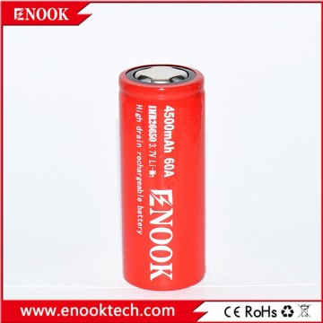 Enook 26650 5500mAh 65A 3.7V Batería recargable