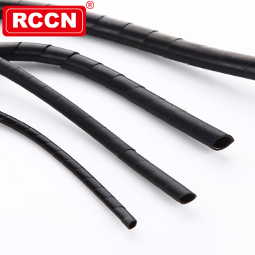 RCCN Black Plástico Spiral Cable Wrap KS-6B