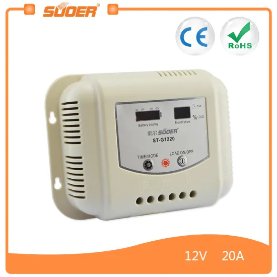 Suoer Solar Panel Controller 20A 12V 24V Solar Controller (ST-G1220)