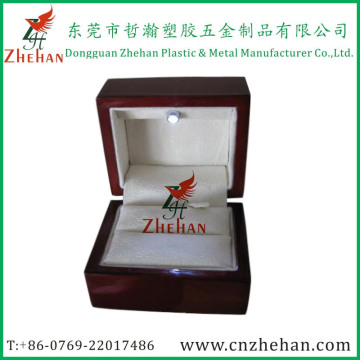Peti kayu LED cincin untuk Hadiah