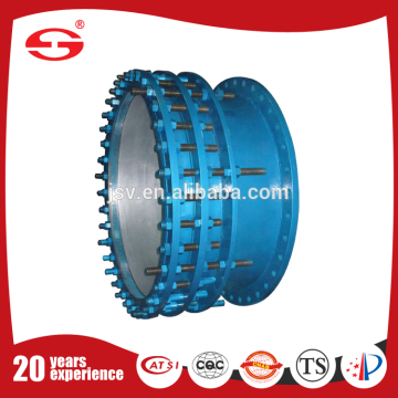 electric actuator expansion joint SS304/SS316 exhaust butterfly valve in valves