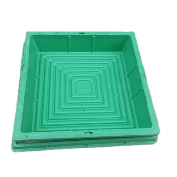 Square resin grass pot manhole cover