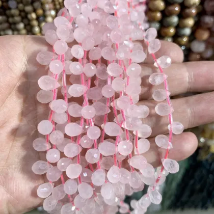 Lapis Lazuli Faceted Teardrop Beads - Natural Stone for Jewelry Making