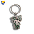 custom souvenir enamel keychain with logo