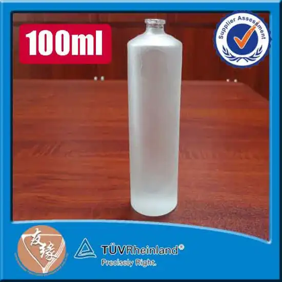 Hot Selling Cylinder Frosted White 100ml Glass Perfume Diffuser Bottle