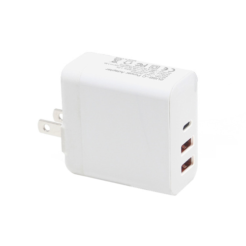 Fällbar plugg Typ C Adapter 30W väggladdare