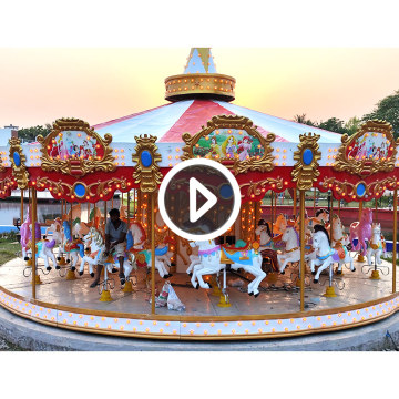 Full Size Large Merry Go Round for Sale: 36 Seats Amusement Park Ride
