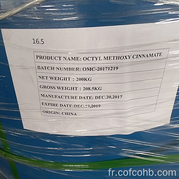 OMC 5466-77-3 Cinnamate de méthyloxy octyle