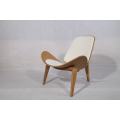 Hans J Wegner plywood shell chair