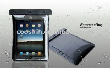 Para una carcasa impermeable para iPad