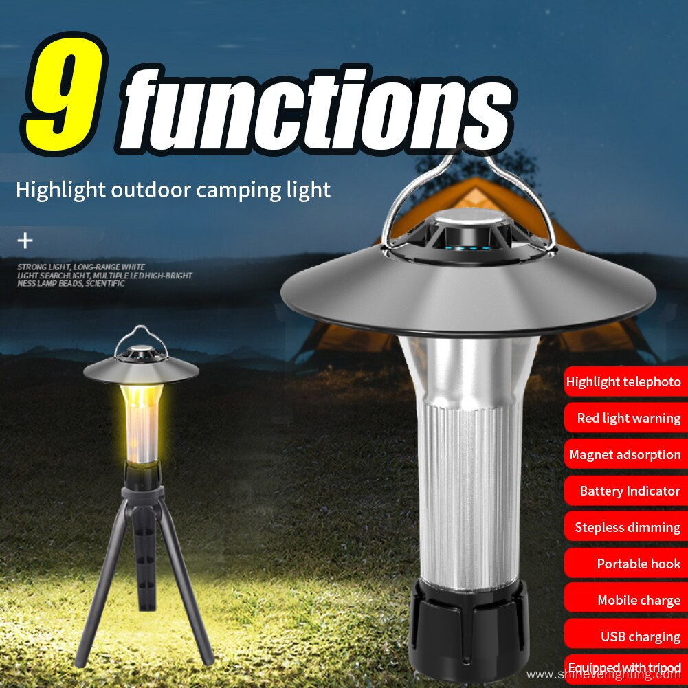 Rechargeable Mini Camping Emergency Lights Table Lamp