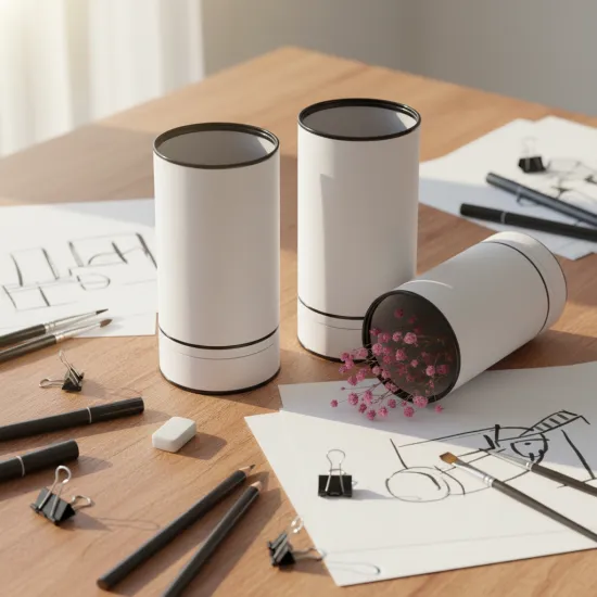 Custom Perfume Paper Tube Packaging Design